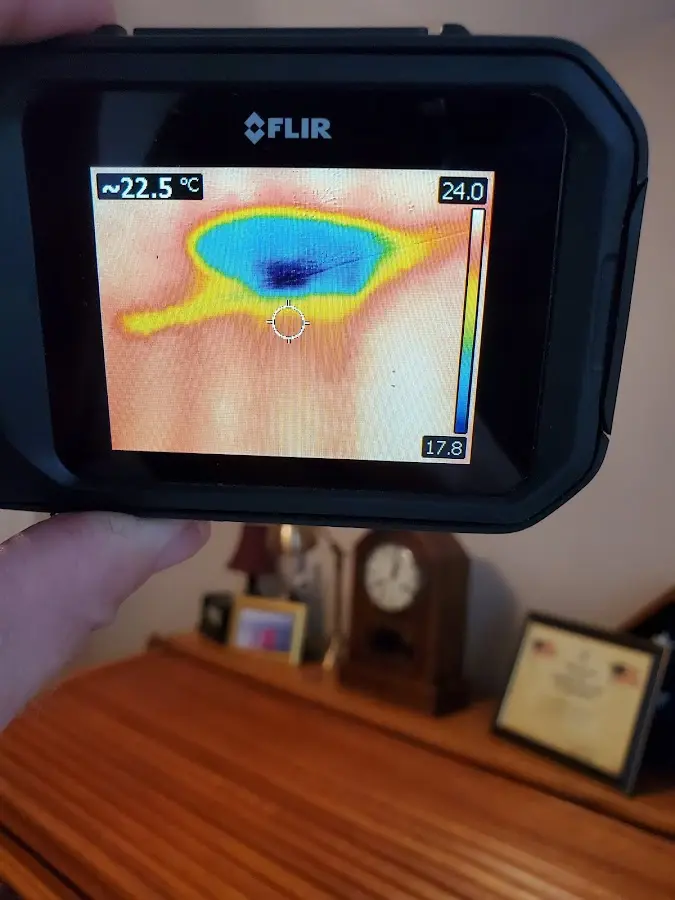 Thermal imaging inspection for water damage in Mount Vernon