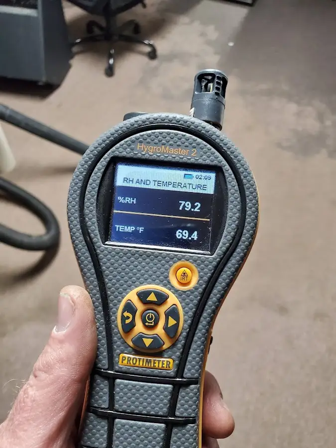 Moisture meter humidity assessment for Fire & Smoke Damage Restoration in Mount Vernon