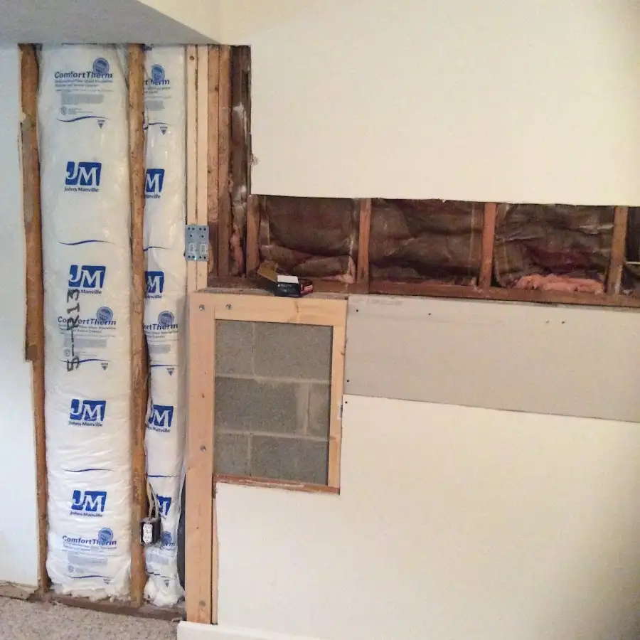 Wall insulation replacement during Odor Removal & Deodorization in Mount Vernon